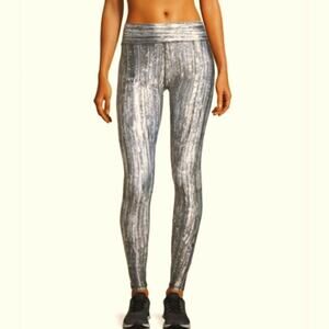 Terez Glass Half Full Tall Band Performance Leggings - Full Length - Large